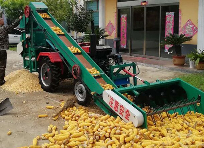 Trilladora De Maíz Portátil Con Tractor